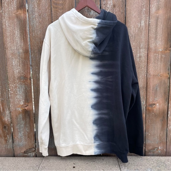VOLCOM Men’s Black Cream Tie Dye Hoodie Sweatshirt Size XXL - Picture 9 of 11